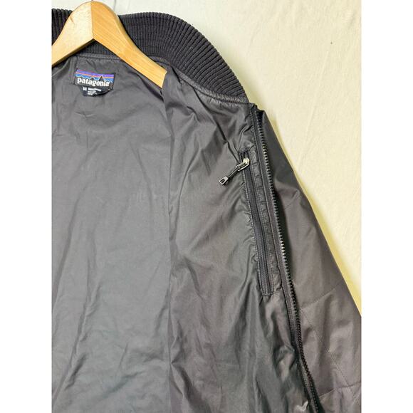 SOLD SOLD NOT FOR SALE Bomber Jacket full zipper Insulated size M black - Picture 9 of 13